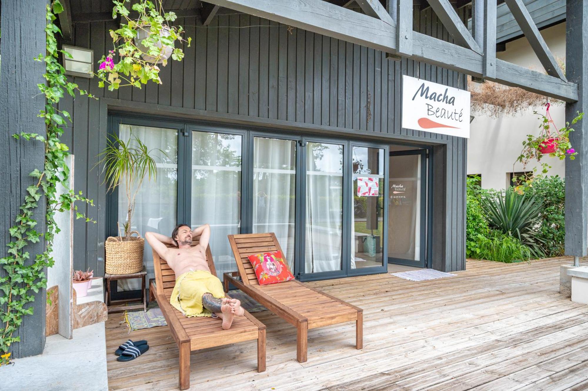 Camping-Village Vacances Les Deux Etangs Seignosse ภายนอก รูปภาพ
